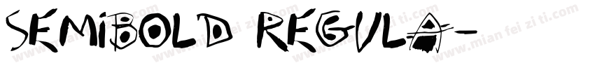SemiBold Regula字体转换
